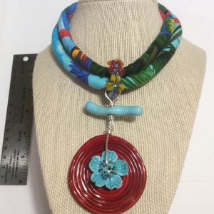 SOLD "COLOR MY WORLD CARIBBEAN” NECKLACE